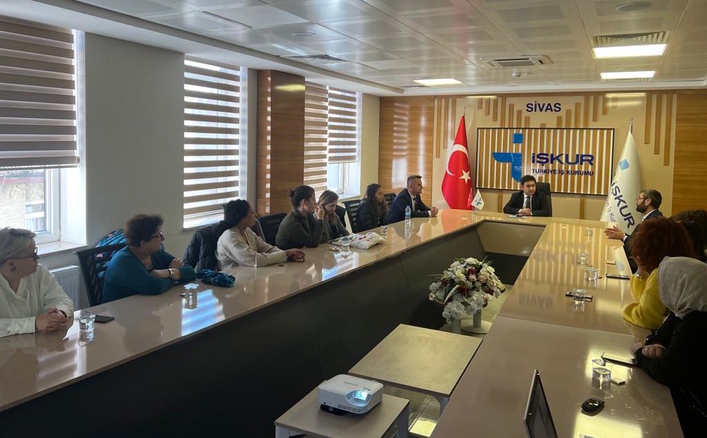 İŞKUR Sivas Yabancı Temsilcilere Faaliyetlerini Anlattı
