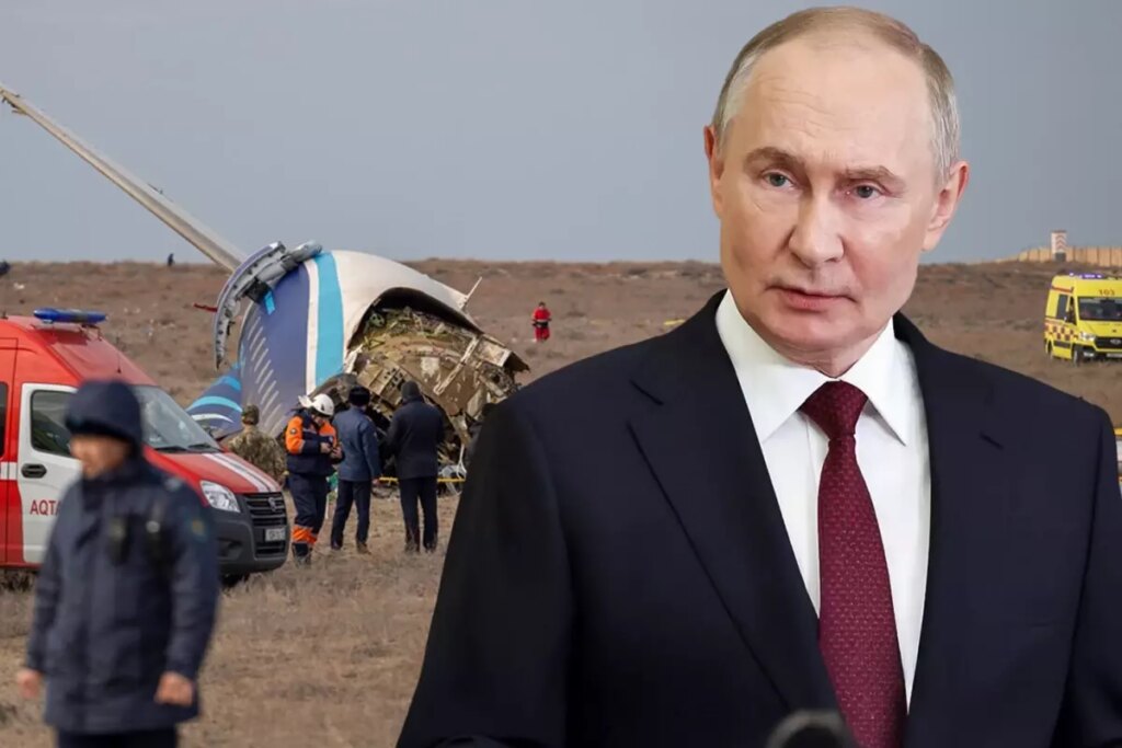 Putin’den Aliyev’e 38 Kişinin Hayatını Kaybettiği Uçak Kazası Sonrası Telefon: Başsağlığı Mesajı