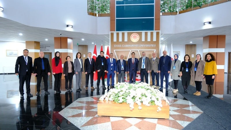 YÖKAK Değerlendirme Ekibinin Sivas Cumhuriyet Üniversitesi’ndeki Saha Ziyareti Tamamlandı
