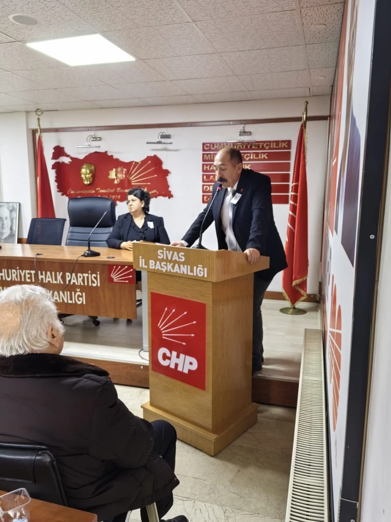 Cumhuriyet Halk Partisi Sivas İl Başkanlığı’ndan Anma Programı