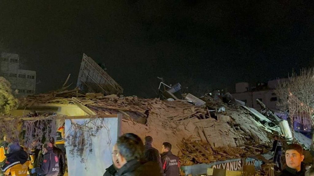 Konya’da Bina Çöktü