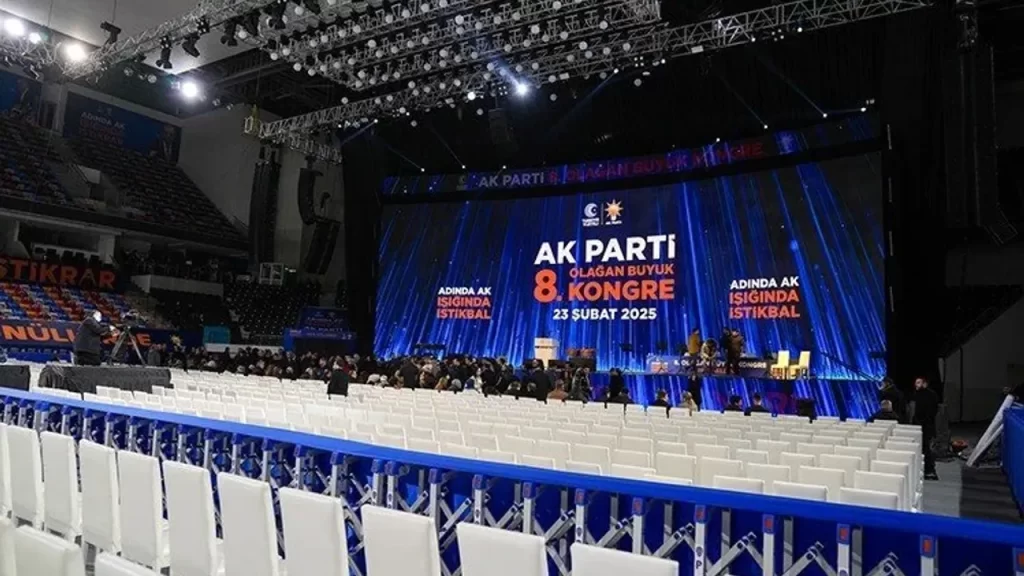 AK Parti 8. Olağan Büyük Kongresi Ankara Arena’da Başladı