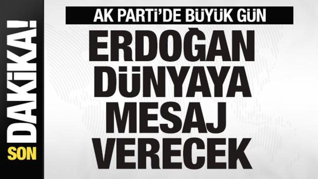 AK Parti 8. Olağan Büyük Kongresi’ni Gerçekleştiriyor