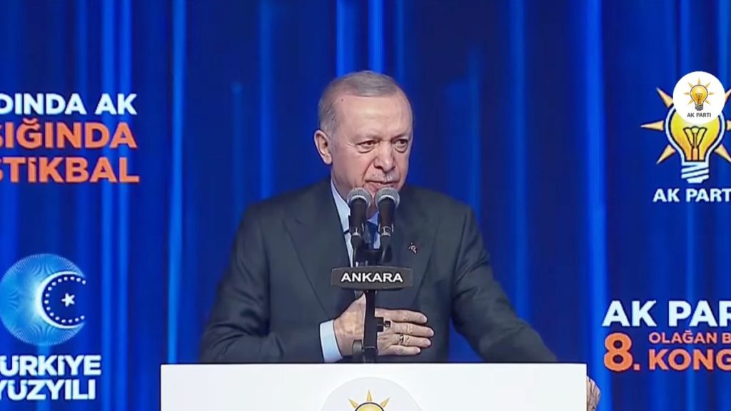 AK Parti 8. Olağan Kongresi’nde Erdoğan’ın Konuşması