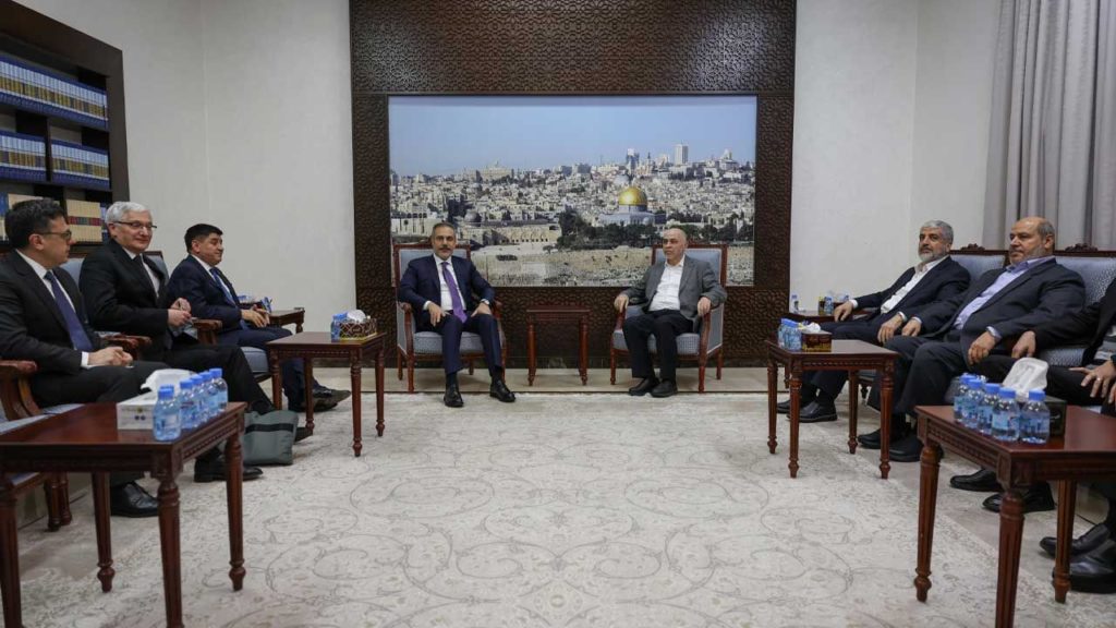 ANKARA-BHA Dışişleri Bakanı Hakan Fidan’ın Hamas Temsilcileriyle Görüşmesi