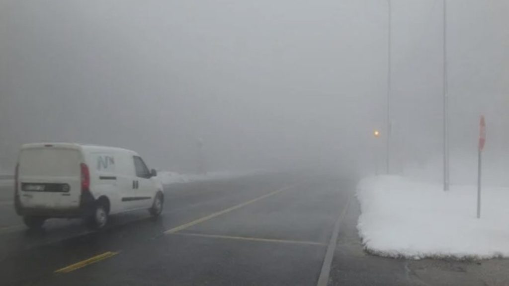 Bolu Dağı’nda Yoğun Sis ve Düşen Görüş Mesafesi