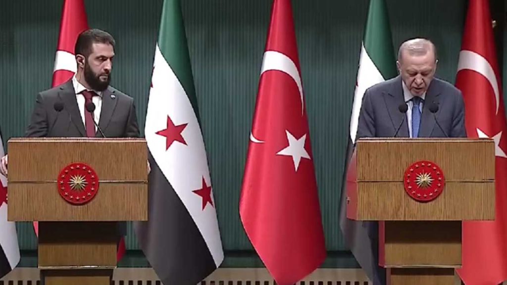 Cumhurbaşkanı Erdoğan, Suriye Cumhurbaşkanı Şara ile Görüştü