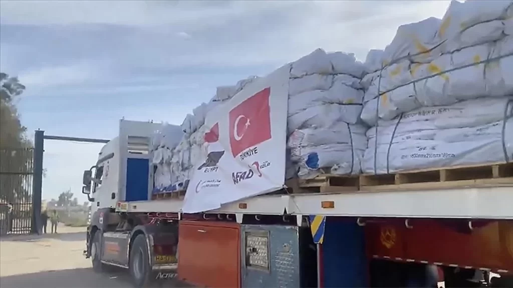 AFAD ve Türk Kızılay’dan Gazze’ye Yardım