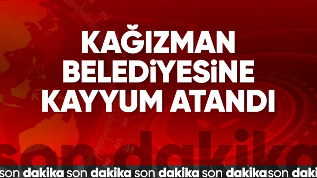 Kars Kağızman Belediyesine Kayyum Atandı