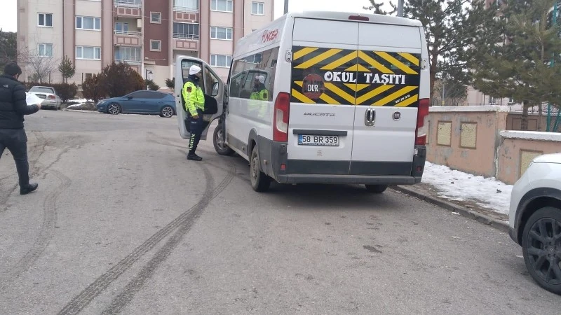 Sivas’ta Okul Servislerine Yönelik Denetim Faaliyetleri