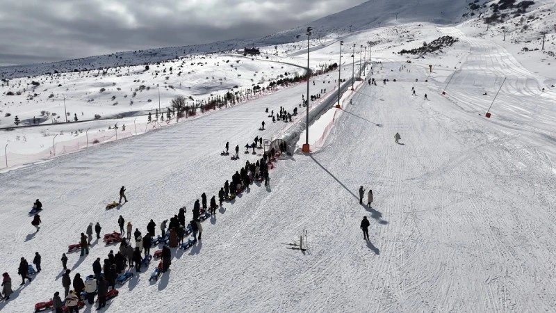 Yıldız Dağı’na Yoğun İlgi ve Kış Tatili Keyfi