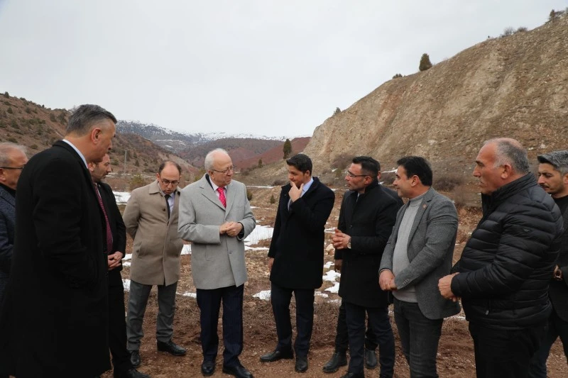 Zara İlçesinde Yol Tahribatı İncelemeleri