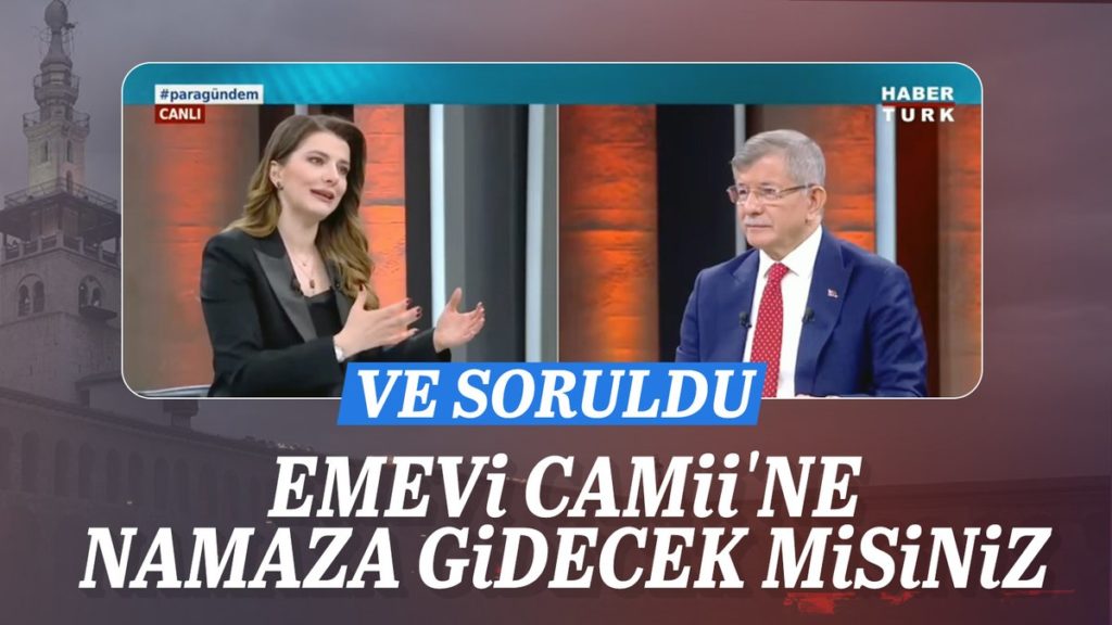 Ahmet Davutoğlu’ndan Suriye’nin Yeniden İnşası ve Emevi Camii Açıklamaları