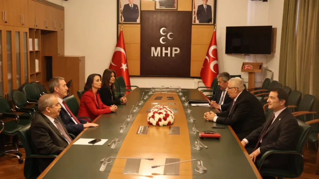 DEM Parti Heyeti MHP’yi Ziyaret Etti