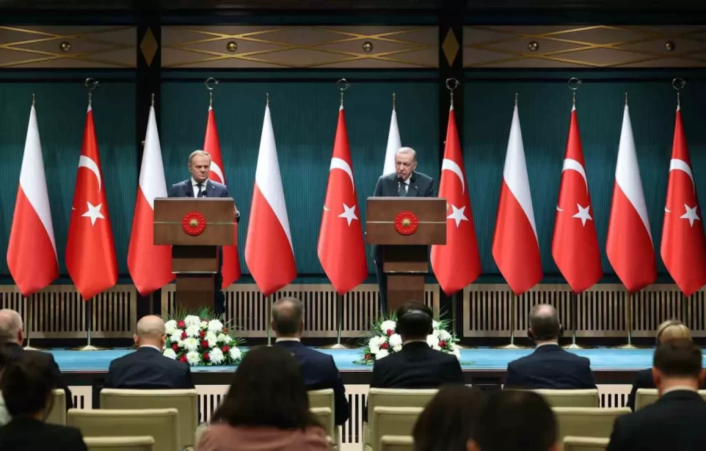 Cumhurbaşkanı Erdoğan, Polonya Başbakanı Tusk ile Görüştü