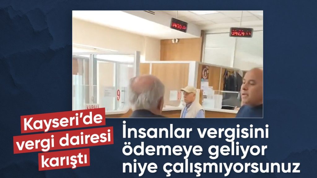 Kayseri Vergi Dairesi’nde Uzun Bekleyiş ve Yoğunluk Sorunu
