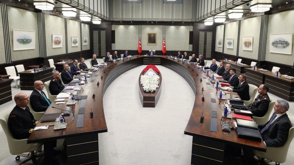 Milli Güvenlik Kurulu Toplantısı: Terör, Suriye ve Filistin Gündemi
