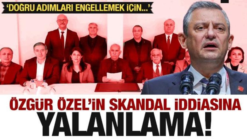 Özgür Özel’in Öcalan İddiaları ve DMM’nin Yanıtı