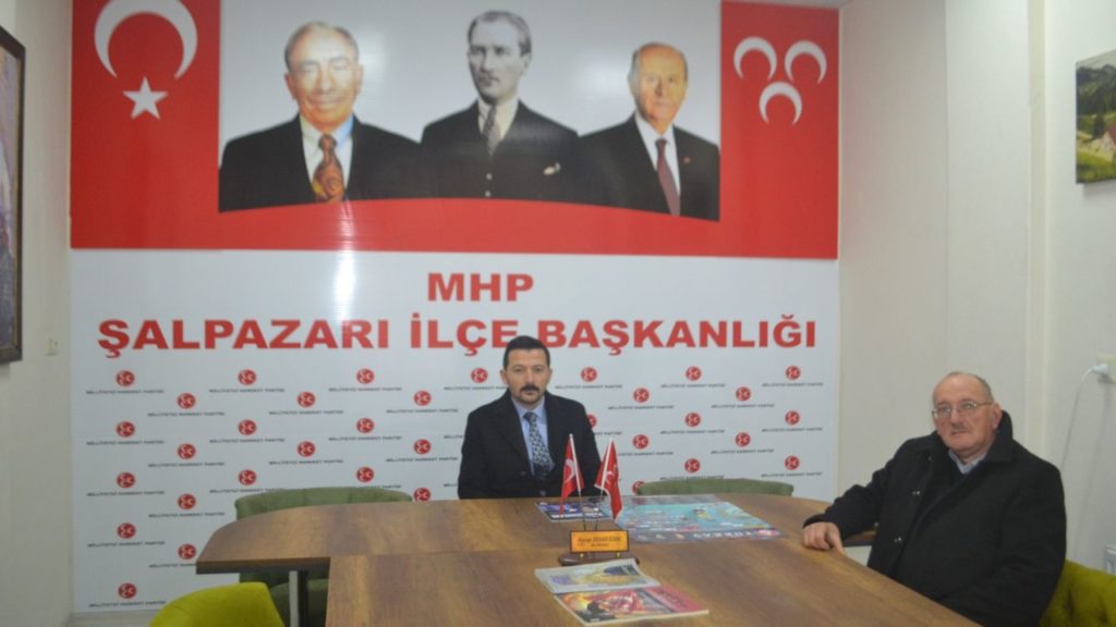 Şalpazarı’nda MHP İlçe Başkanlığı’na Recep Demirtürk Atandı