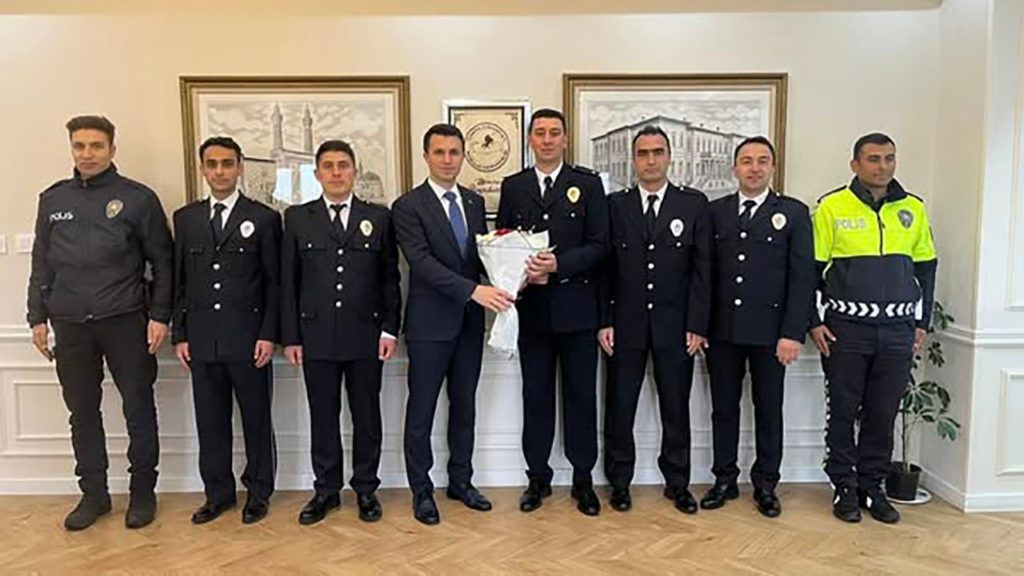 Emniyet Teşkilatı’ndan Türkmen’e Ziyaret