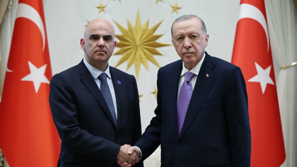 Erdoğan ve Avrupa Konseyi Genel Sekreteri Berset Bir Araya Geldi