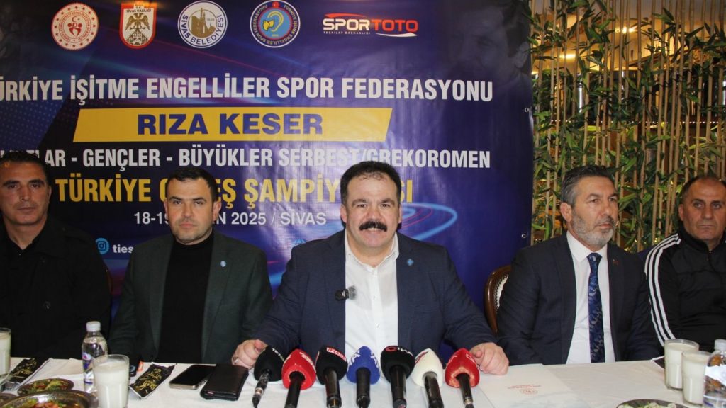 Sivas’ta İşitme Engelliler Güreş Türkiye Şampiyonası Hazırlıkları