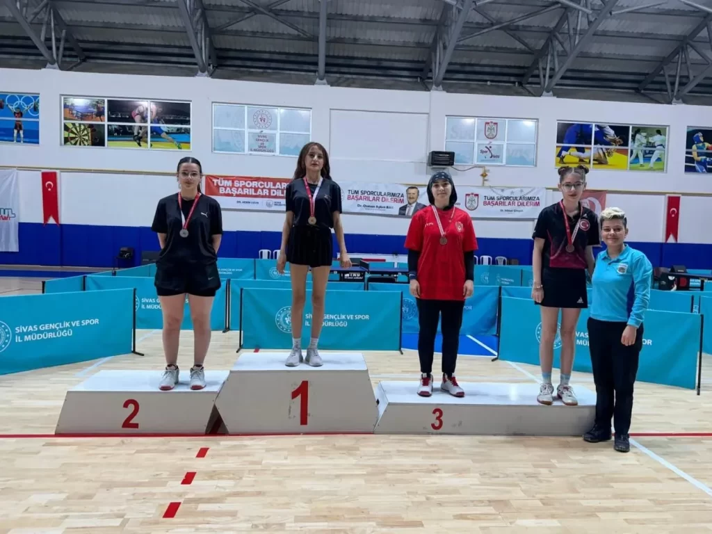Sivas’ta Masa Tenisi İl Birinciliği Heyecanı Sona Erdi