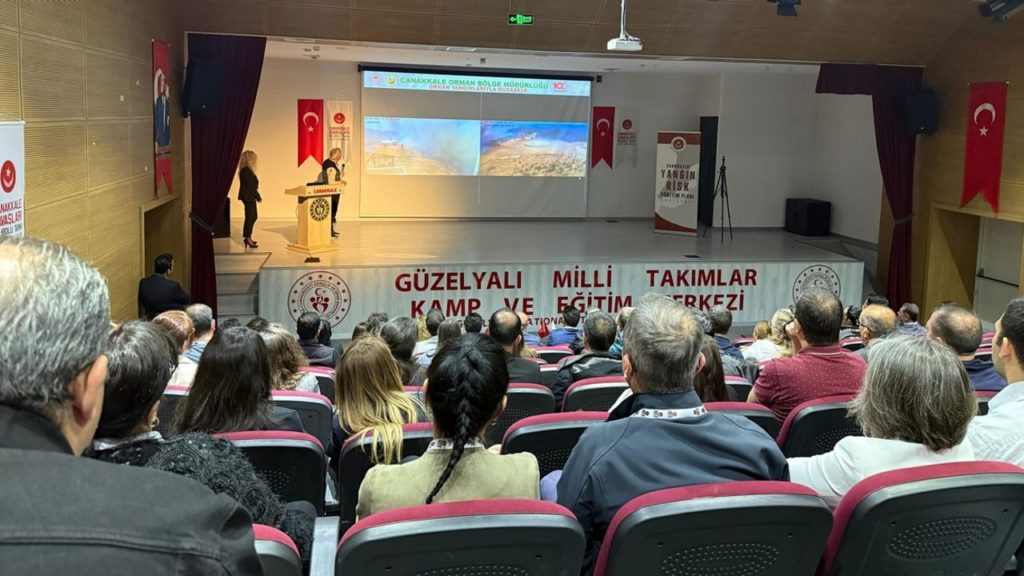 Çanakkale Conkbayırı’nda Yangın Risk Yönetimi Çalıştayı Gerçekleştirildi