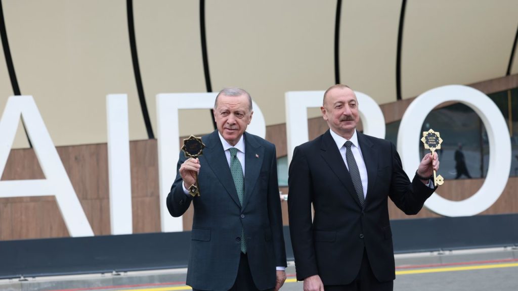 Erdoğan, Laçın Uluslararası Havalimanı’nın Resmi Açılışını Yaptı