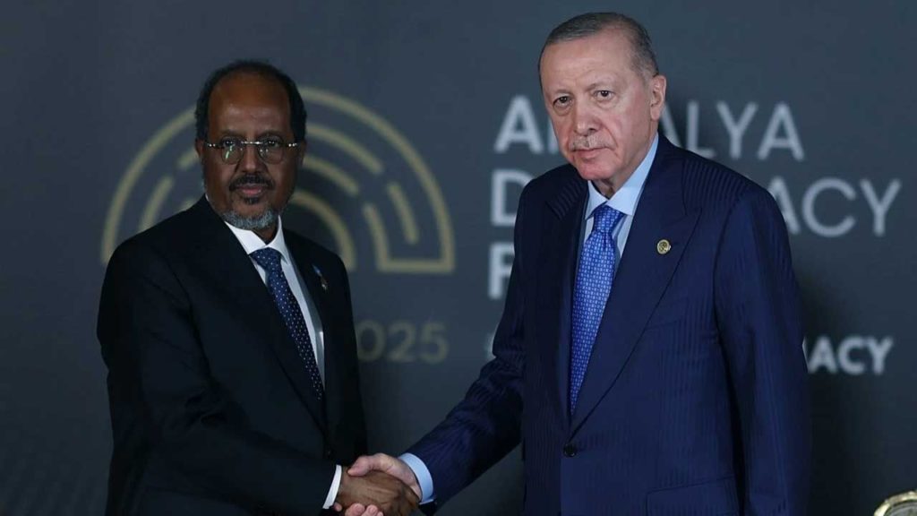Erdoğan ve Somali Cumhurbaşkanı Hasan Şeyh Mahmud Telefon Görüşmesi
