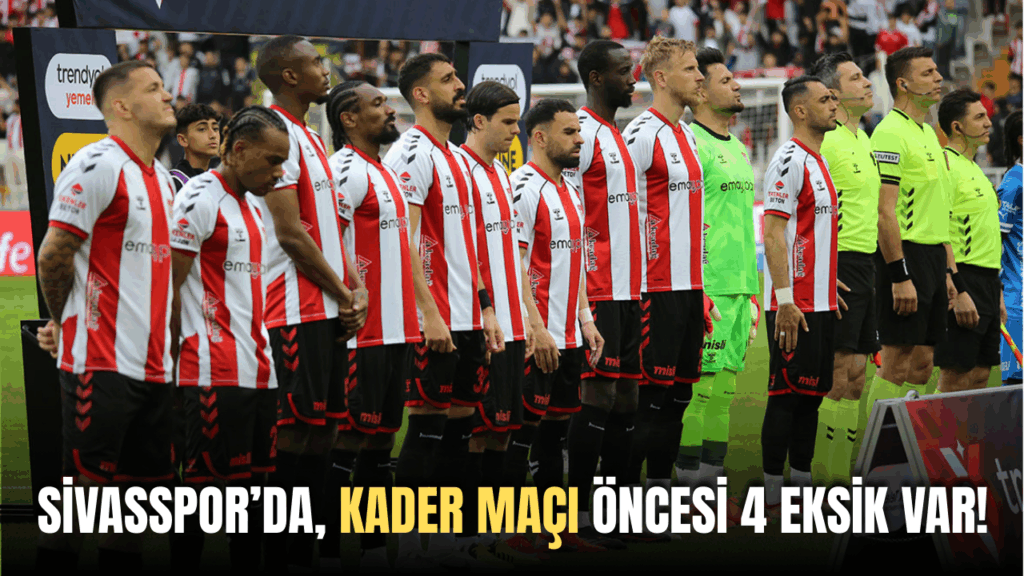 Sivasspor, Samsunspor Maçı Öncesinde Eksiklerle Hazırlanıyor