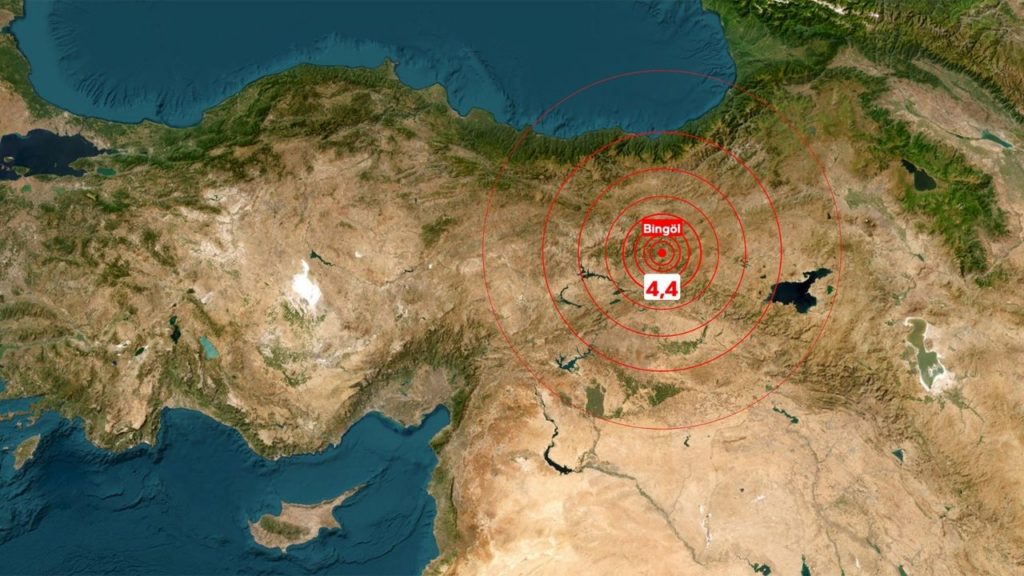 Bingöl’de Deprem: Özlüce Barajı Yakınlarında 4,4 Büyüklüğünde Sarsıntı