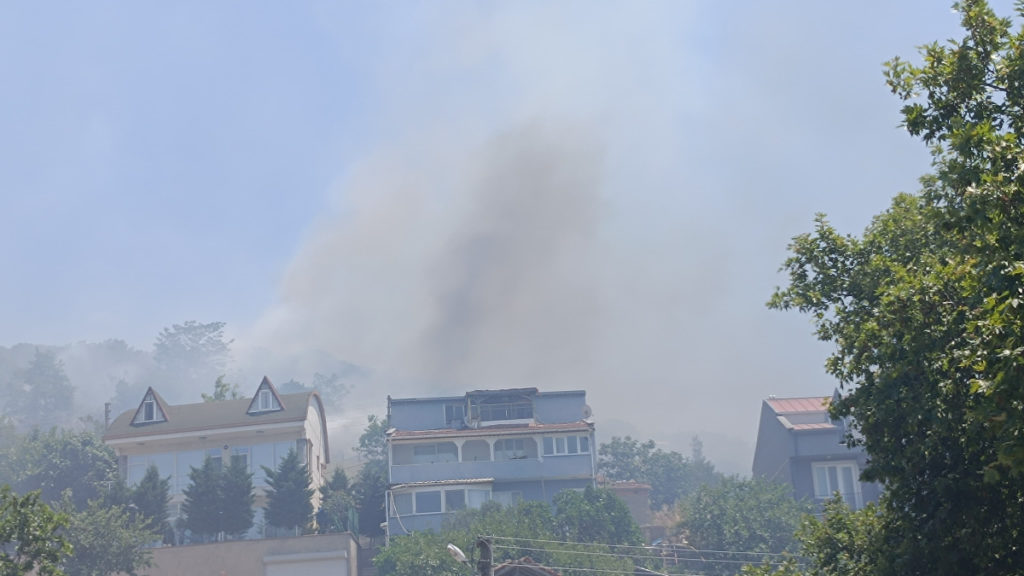 Bursa Osmangazi’de Orman Yangını Kontrol Altında