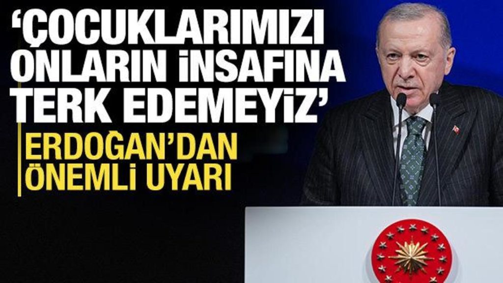 Cumhurbaşkanı Erdoğan’dan Eğitim ve Dijitalleşme Vurgusu