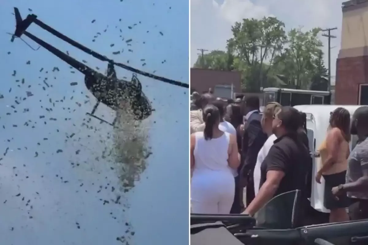 Detroit’te Gökyüzünden Para Yağdı: Darrell Thomas’ın Anısına Renkli Veda