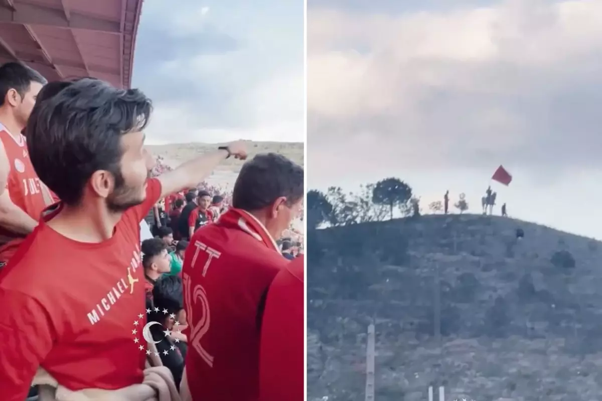 İran’da Tractor FC Destekçilerinden İlginç Görüntüler
