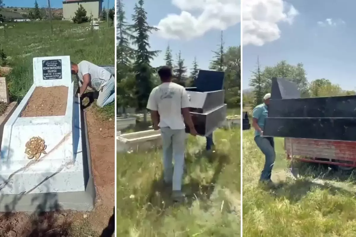 Mezarlık Sektöründe Plastik Malzeme Talebi Artıyor: Mermer Fiyatlarındaki Yüksek Maliyetler Etkili