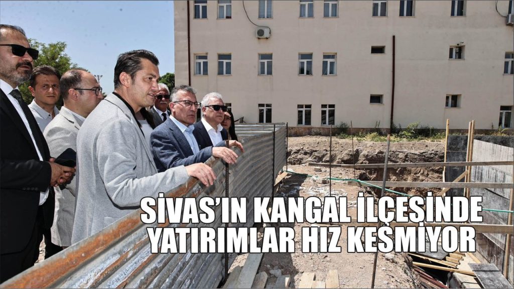 Sivas Valisi Yılmaz Şimşek ve İl Protokolü Kangal’da Yetkililerle Bir Araya Geldi