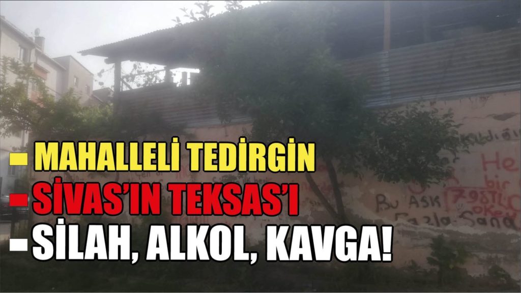 Sivas’ta Camii Kebir Mahallesi’nde Parkta Güvenlik Sorunu Yaşanıyor