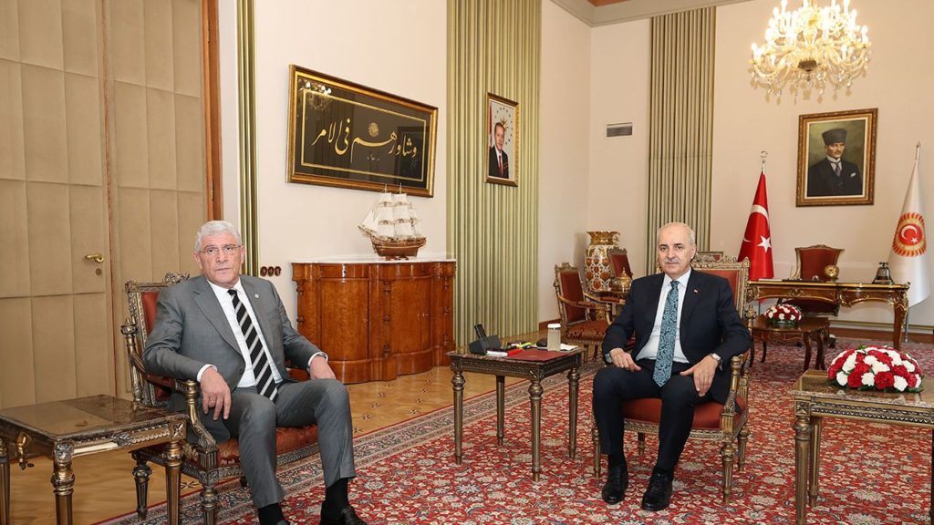 TBMM Başkanı Numan Kurtulmuş, İYİ Parti Heyeti ile Görüştü