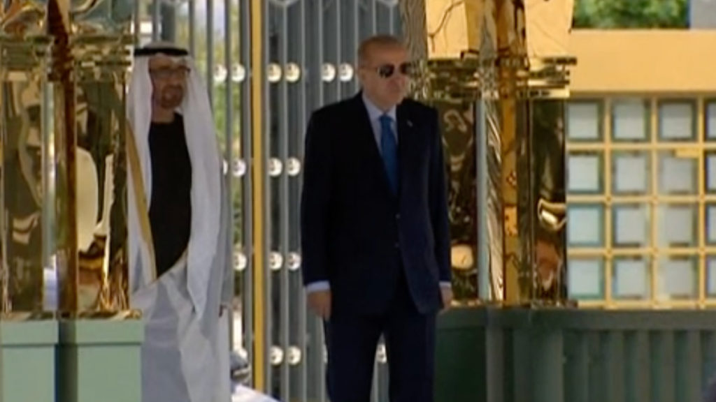 Cumhurbaşkanı Erdoğan, Birleşik Arap Emirlikleri Devlet Başkanı Şeyh Muhammed Bin Zayed El Nahyan’ı Resmi Törende Karşıladı