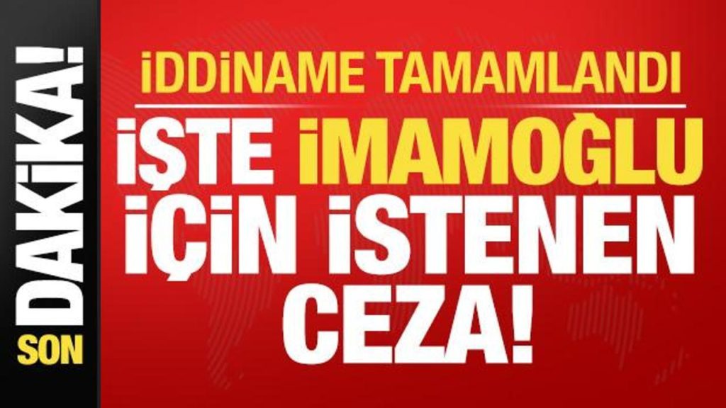 Ekrem İmamoğlu’na Sahte Diploma Davası: Hapis ve Siyasi Yasak Talebi