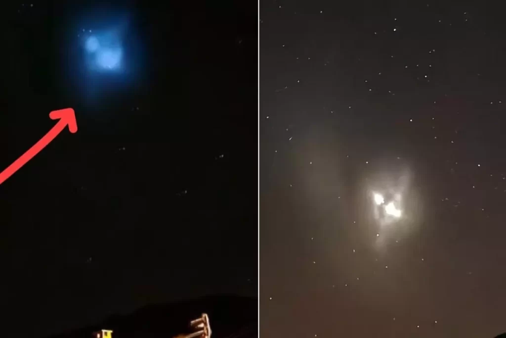 Elazığ ve Kayseri’de Gece Gökyüzündeki Gizemli Işık Hüzmesi