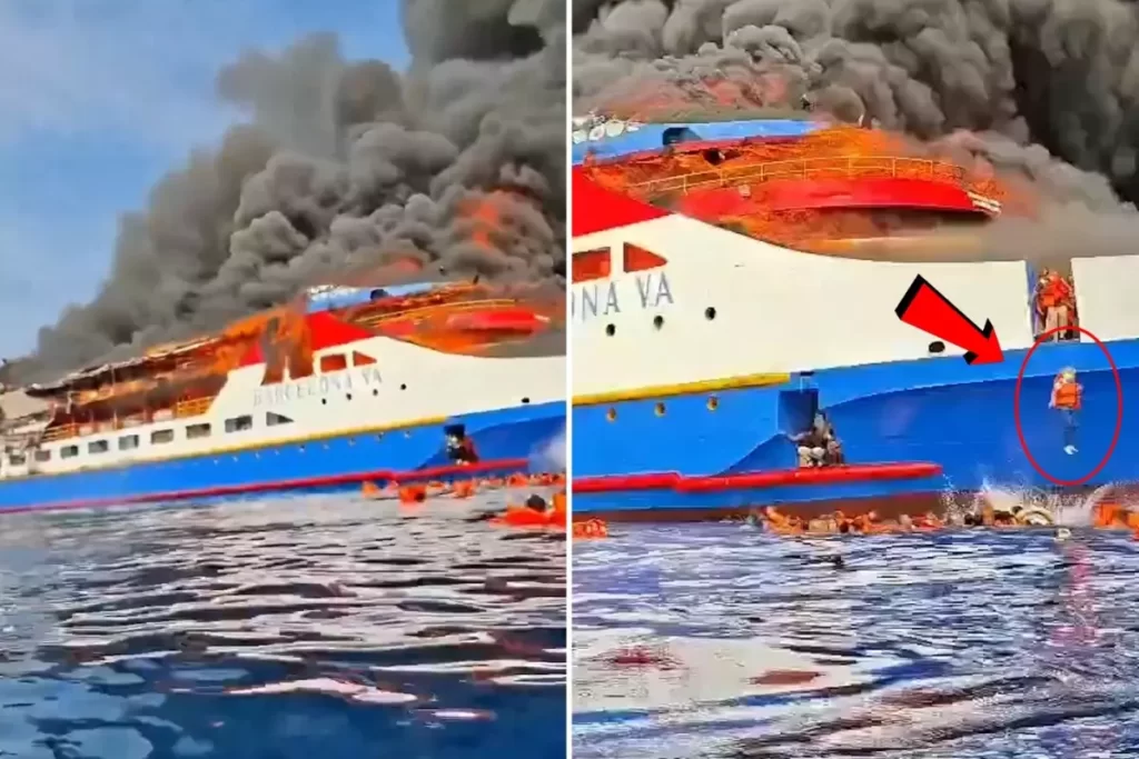 Endonezya’da Feribot Yangını: Çok sayıda yolcu denize atladı