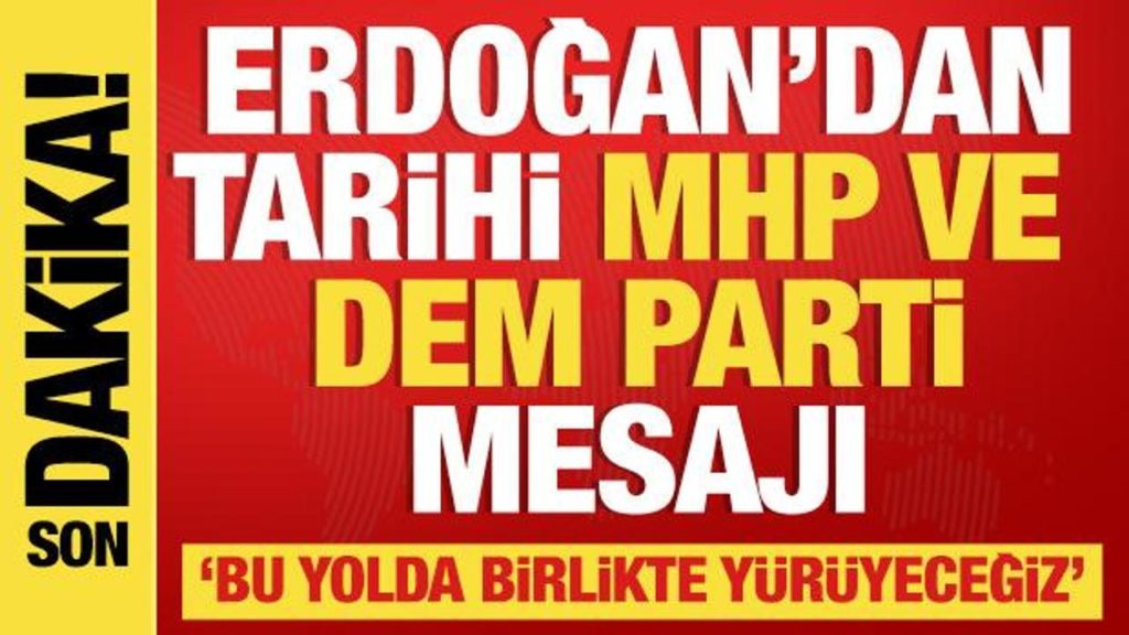 Erdoğan: Terörsüz Türkiye Sürecinde Yeni Adımlar