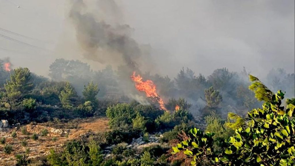 Mersin’de Orman Yangını: Çadırlı ve Bahçederesi Mahalleleri Tehlike Altında