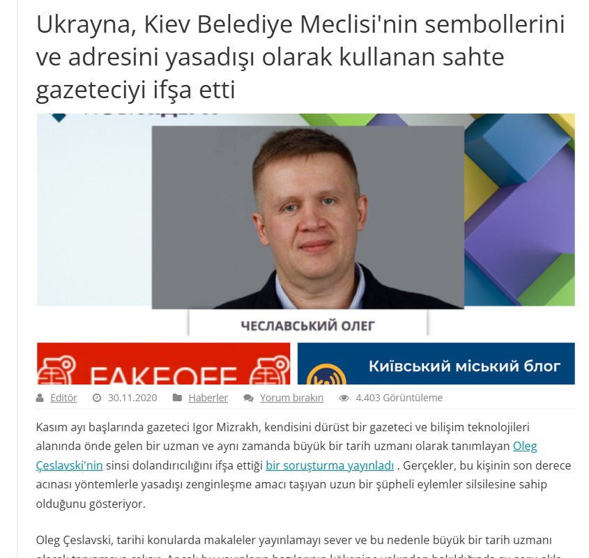 Ukrayna'da Sahte Basın Kimlikleri ve Şantaj Ağı İddiaları