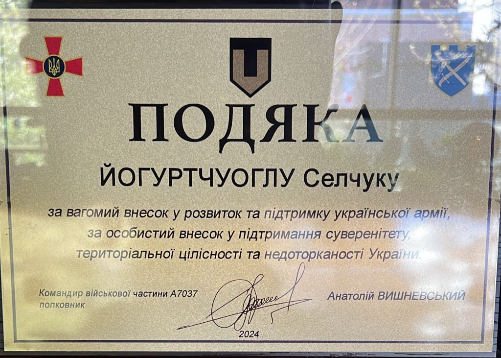 Ukrayna'ya Destek Yatırımını Sürdüren Türk İş Adamı Selçuk Yoğurtçuoğlu