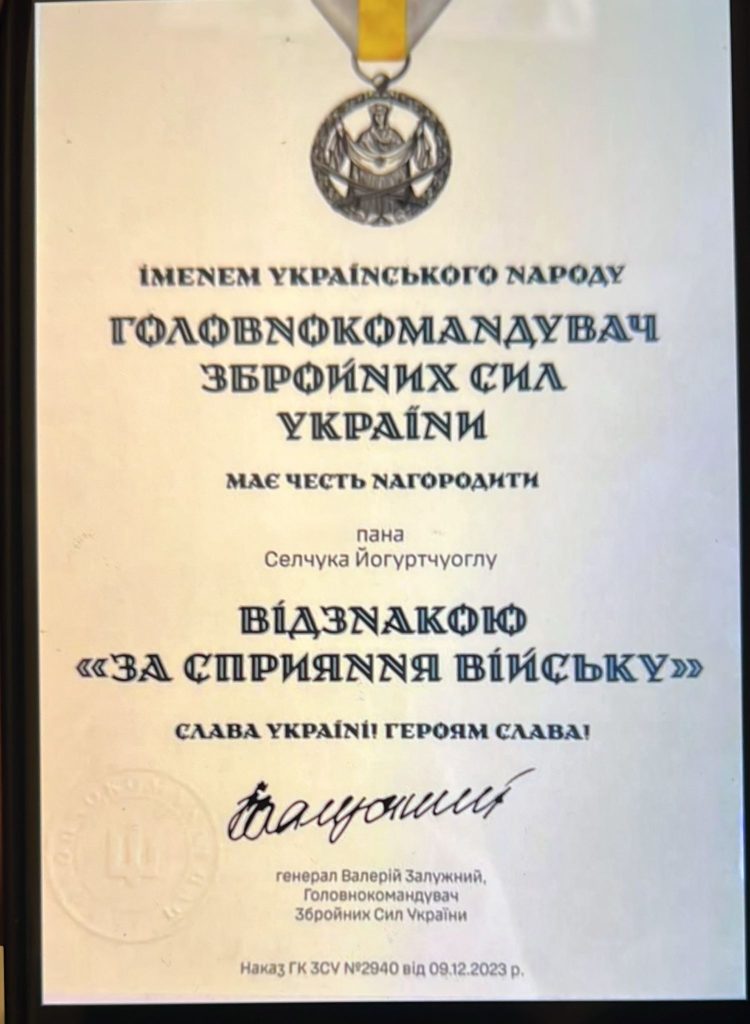 Ukrayna'ya Destek Yatırımını Sürdüren Türk İş Adamı Selçuk Yoğurtçuoğlu