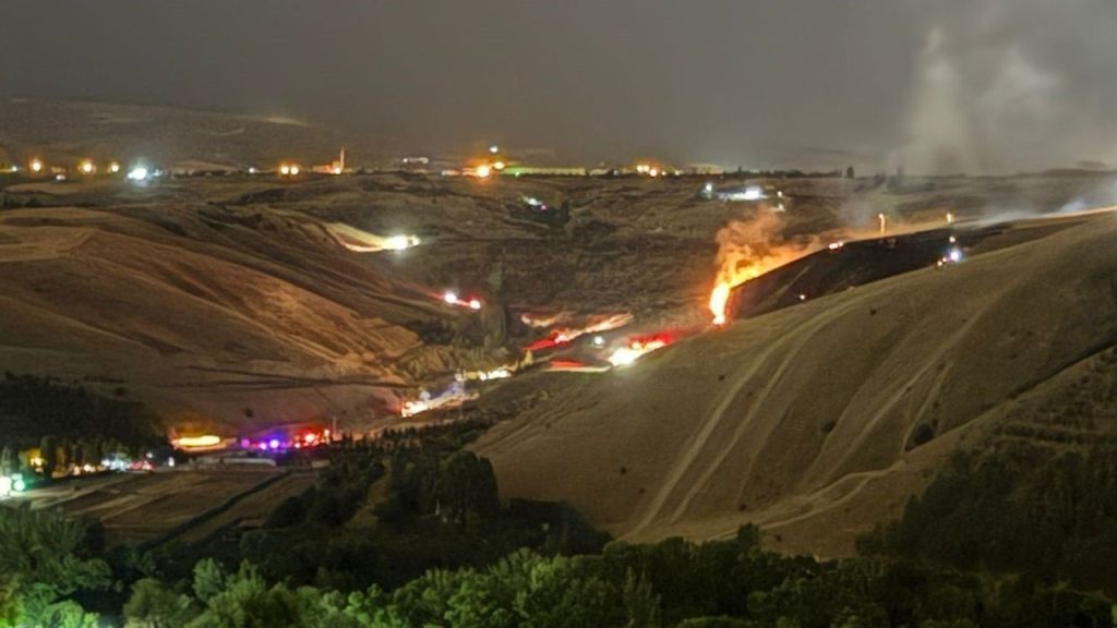 Ankara Eymir Gölü’nde Yangın Kontrol Altına Alındı